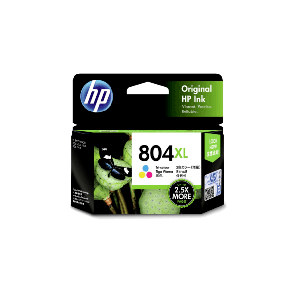 Genuine HP 804XL Colour Ink Cartridge High Yield T6N11AA