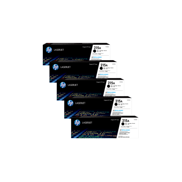 Genuine HP 215A Black Toner Cartridge 5 PACK  W2310A