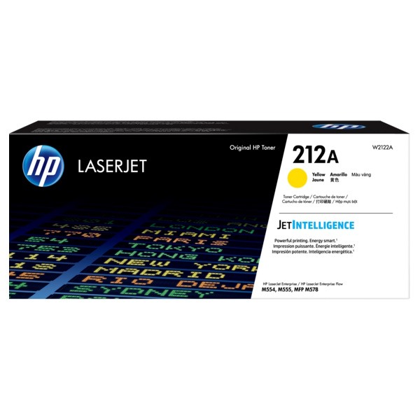 Genuine HP 212A Yellow Toner W2122A