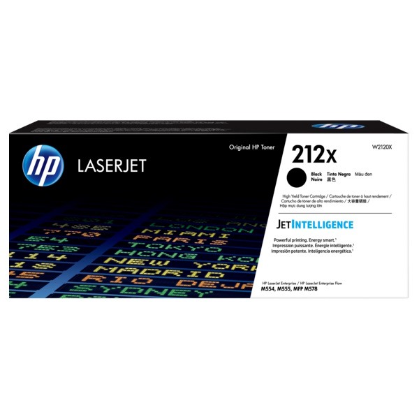 Genuine HP 212X Black Toner W2120X