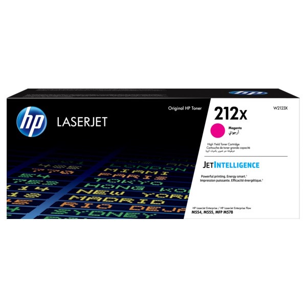 Genuine HP 212X Magenta Toner W2123X