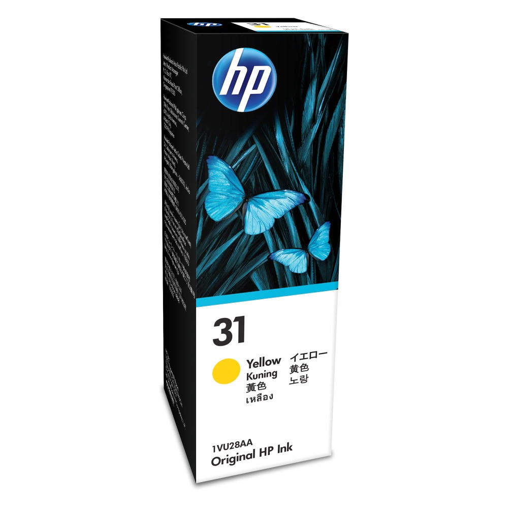 Genuine HP 31 Smart Tank Yellow Ink Bottle 1VU28AA