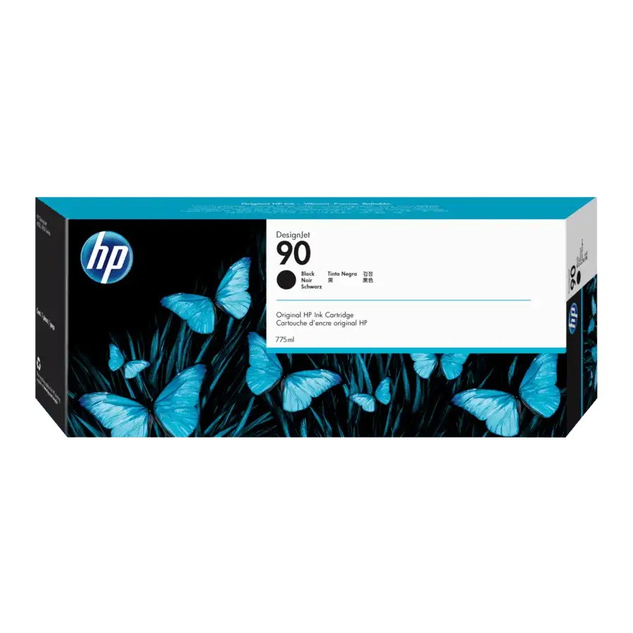 Genuine HP 90 C5059A Black Ink Cartridge Extra High Yield 775ml