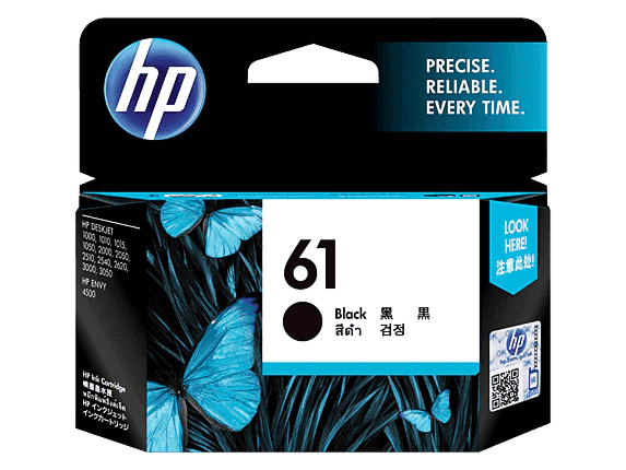 Genuine HP 61 Black Ink Cartridge CH561WA