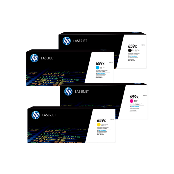 Genuine HP 659X High Yield Toner Value Combo Pack