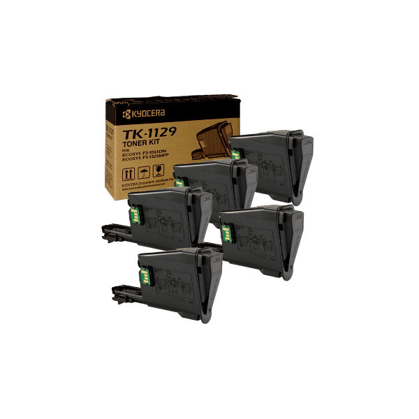 Genuine Kyocera TK-1129 Toner 5 PACK