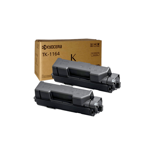 Genuine Kyocera TK-1164 Toner 2 PACK