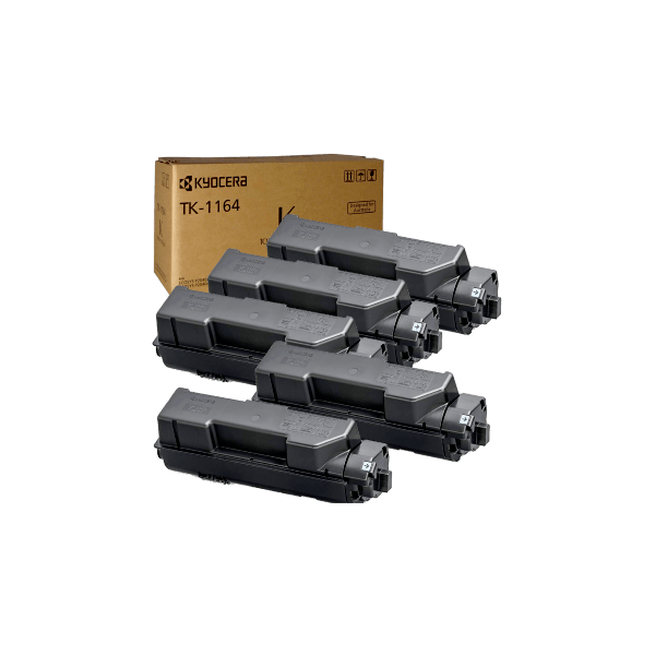 Genuine Kyocera TK-1164 Toner 5 PACK