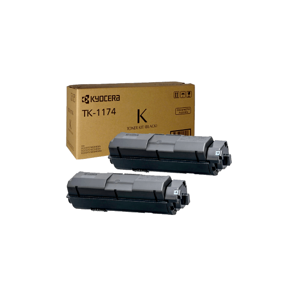 Genuine Kyocera TK-1174 Toner 2 PACK