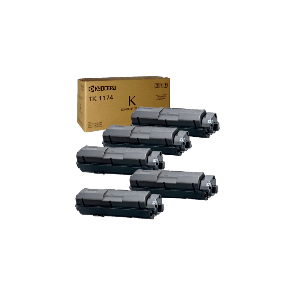 Genuine Kyocera TK-1174 Toner 5 PACK