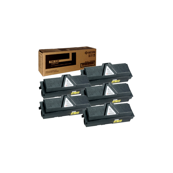 Genuine Kyocera TK-134 Toner 5 PACK