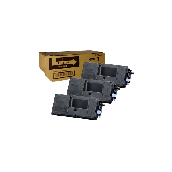 Genuine Kyocera TK-3114 Toner 3 PACK