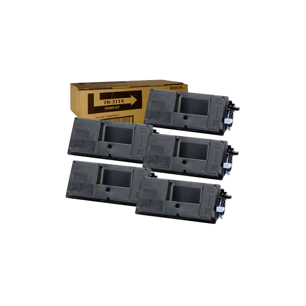 Genuine Kyocera TK-3114 Toner 5 PACK