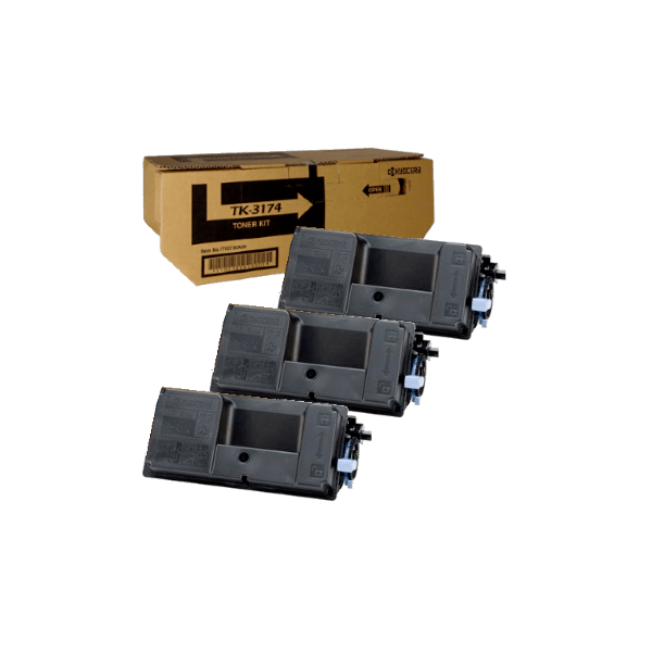 Genuine Kyocera TK-3174 Toner 3 Pack