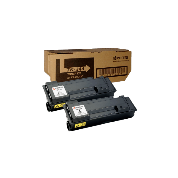 Genuine Kyocera TK-344 Toner 2 PACK