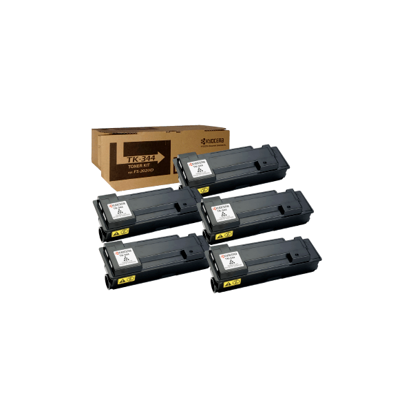 Genuine Kyocera TK-344 Toner 5 PACK