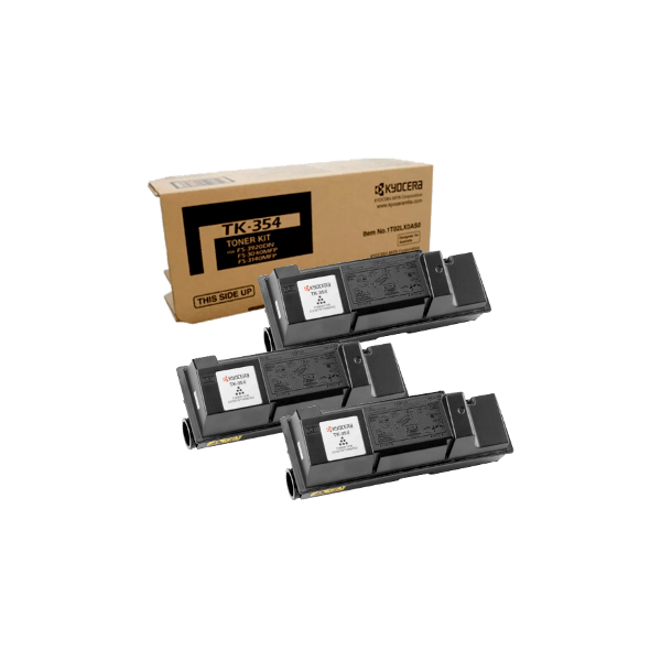 Genuine Kyocera TK-354 Toner 3 PACK