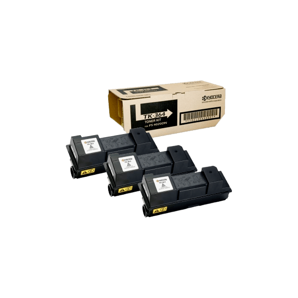 Genuine Kyocera TK-364 Toner 3 PACK