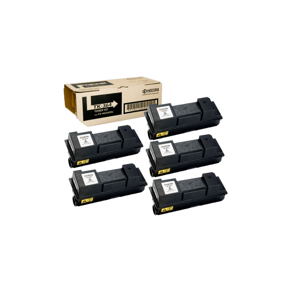 Genuine Kyocera TK-364 Toner 5 PACK