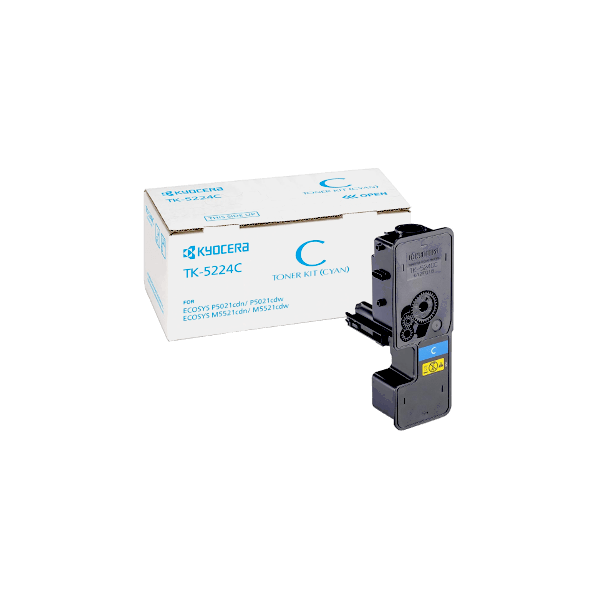 Genuine Kyocera TK-5224C Cyan Toner