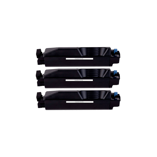 Compatible Kyocera TK-5274K Black Toner 3 PACK