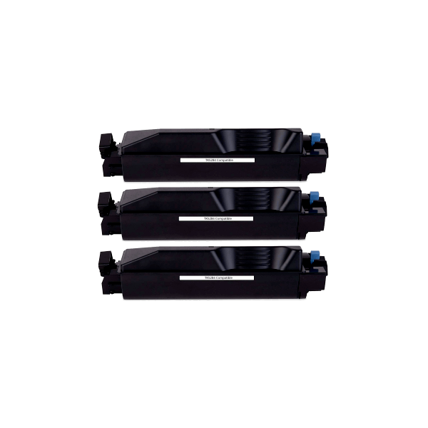 Compatible Kyocera TK-5284K Black Toner 3 PACK