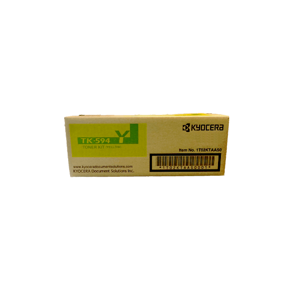 Genuine Kyocera TK-594Y Yellow Toner