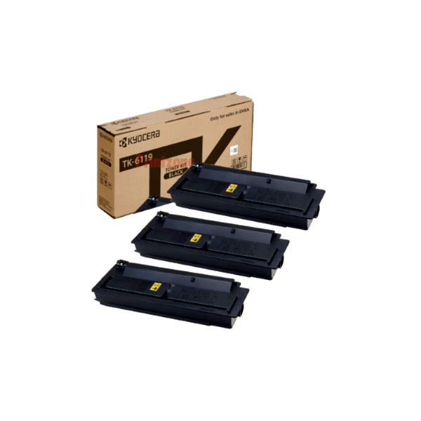 Genuine Kyocera TK-6119 Toner Cartridge 3 PACK