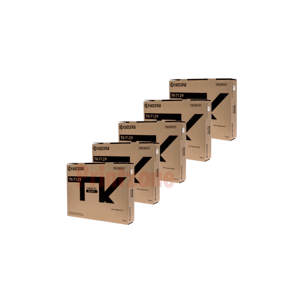 Genuine Kyocera TK-7129 Toner 5 PACK