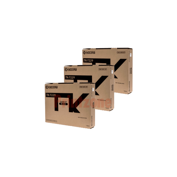 Genuine Kyocera TK-7229 Toner 3 PACK