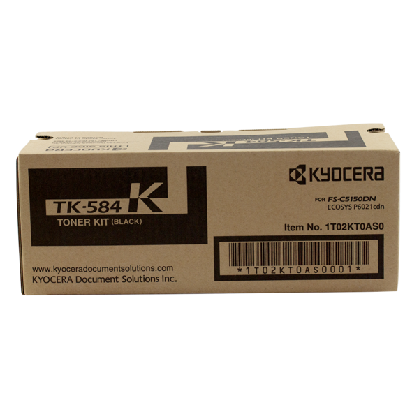 Genuine Kyocera TK-584K Black Toner Cartridge