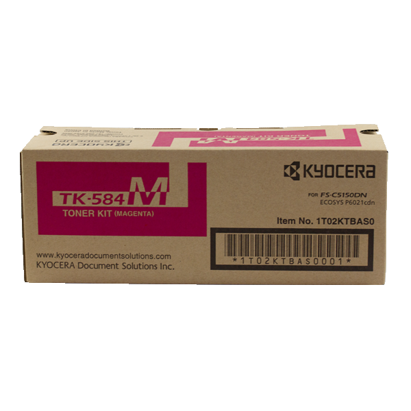 Genuine Kyocera TK-584M Magenta Toner Cartridge