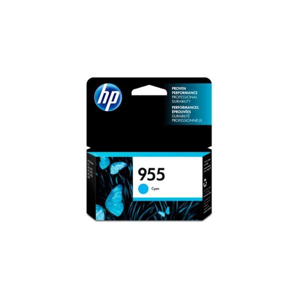 Genuine HP 955 Cyan Ink Cartridge L0S51AA