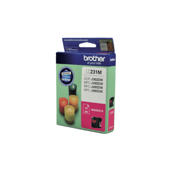 Genuine Brother LC-231M Magenta Ink Cartridge