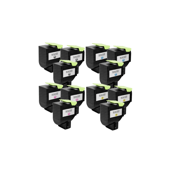 Compatible Lexmark 708H Toner Triple Value Pack High Yield