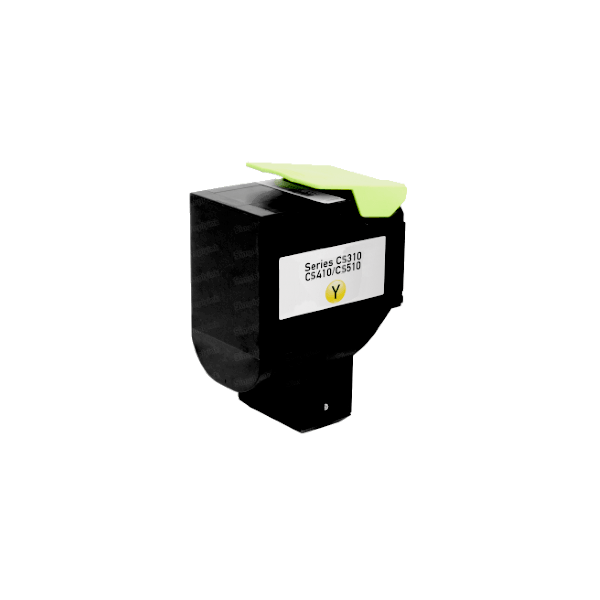 Compatible Lexmark 70C8HYE 708HY Yellow Toner High Yield