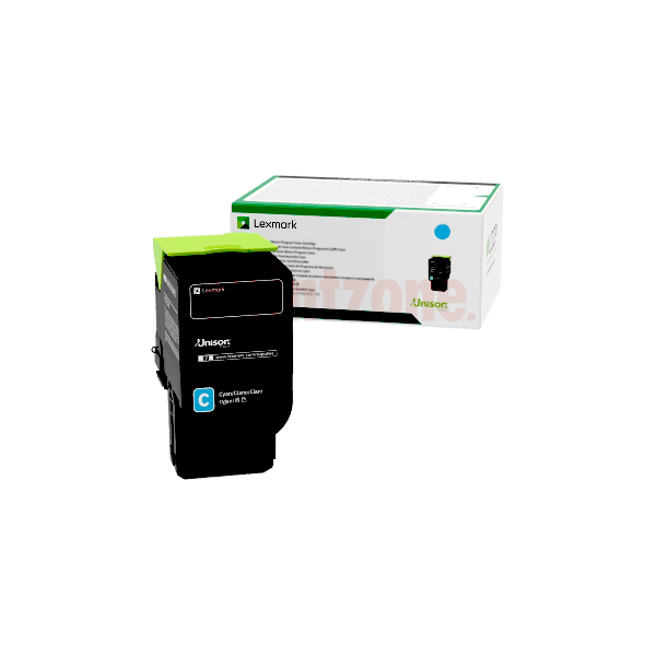 Genuine Lexmark 78C6UCE Cyan Toner