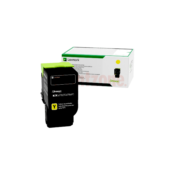 Genuine Lexmark 78C6UYE Yellow Toner