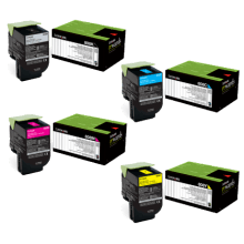 Genuine Lexmark 808 Toner Value Pack