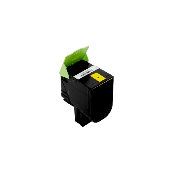 Compatible Lexmark 80C8HYE 808HY Yellow Toner High Yield