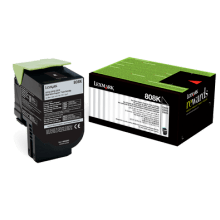 Genuine Lexmark 80C80K0 808K Black Toner