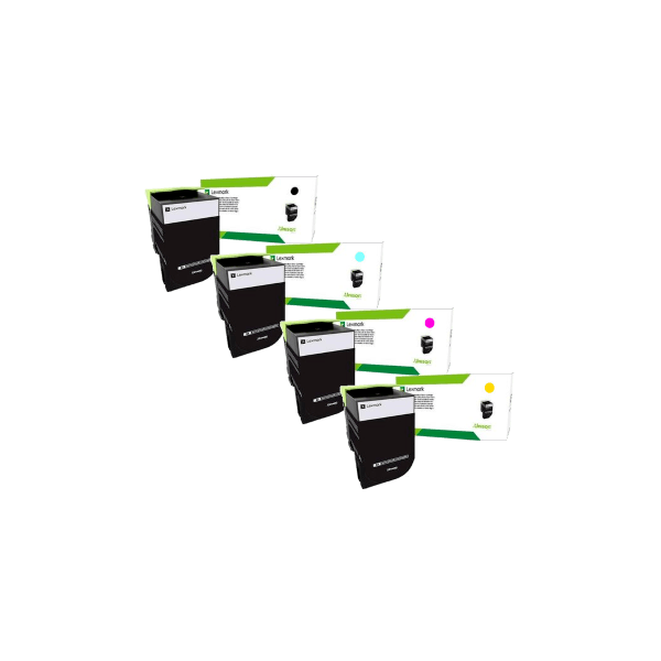 Genuine Lexmark 808X Toner Value Pack Extra High Yield