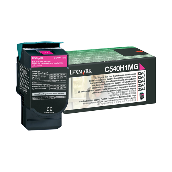 Genuine Lexmark C540H1MG Magenta Toner Cartridge High Yield