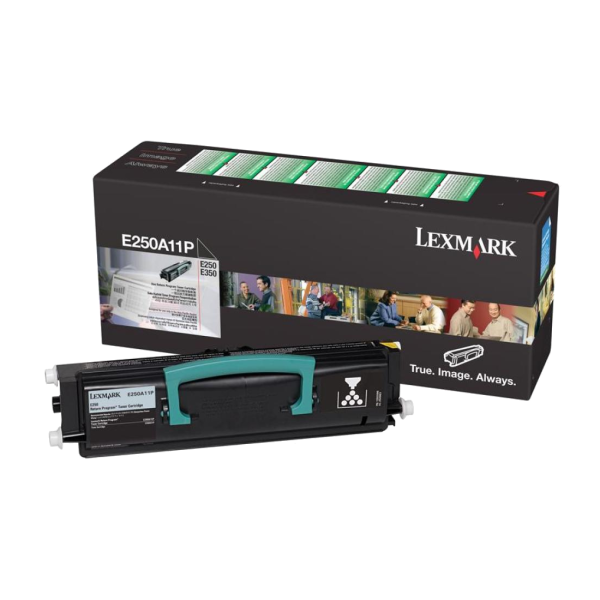 Genuine Lexmark E250A11P Black Toner Cartridge