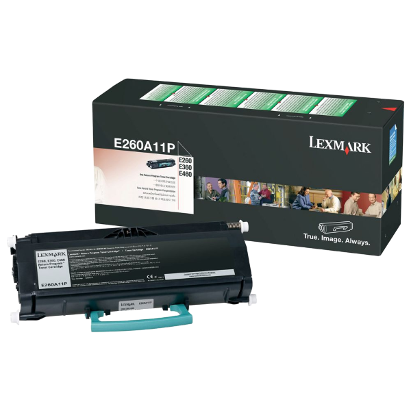 Genuine Lexmark E260A11P Black Toner Cartridge