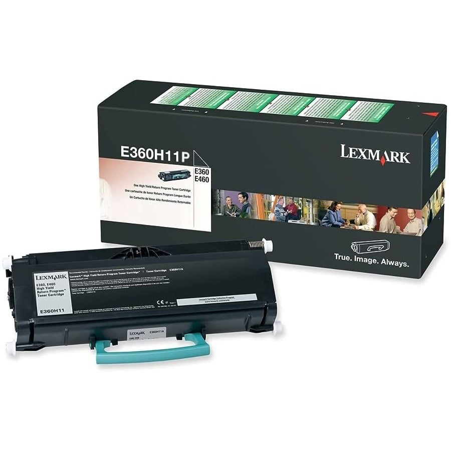 Genuine Lexmark E360H11P Black Toner Cartridge High Yield