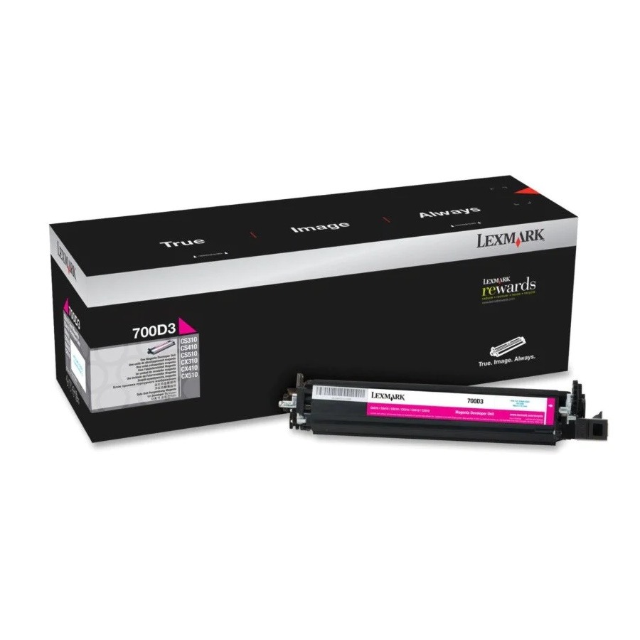 Genuine Lexmark 70C0D30 700D3 Magenta Developer