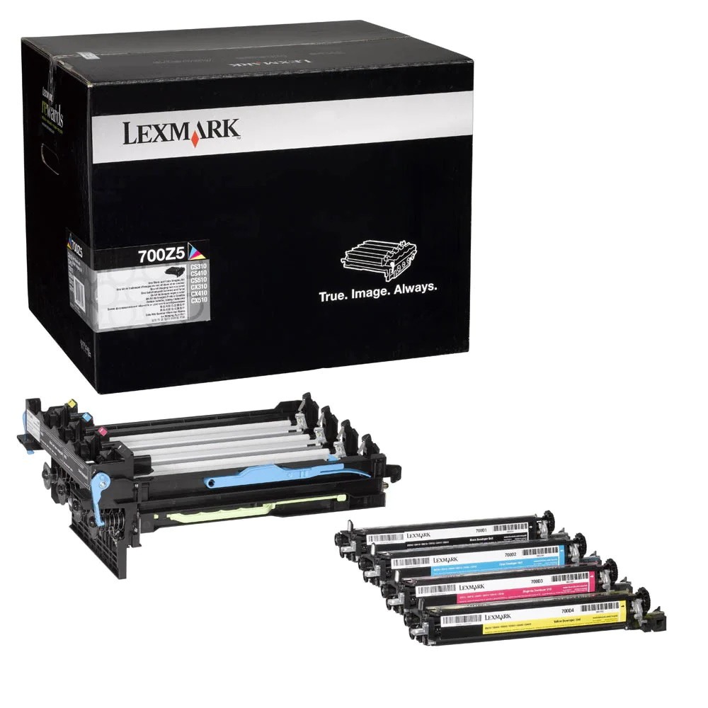 Genuine Lexmark 70C0Z50 700Z5 Black &amp; Colour Imaging Kit