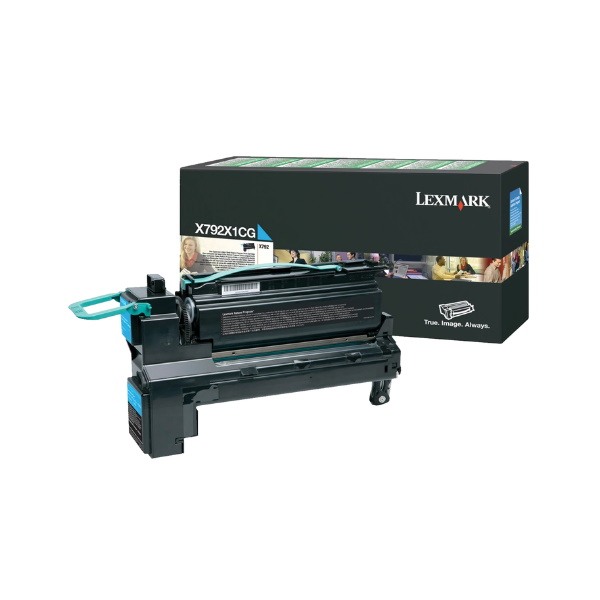 Genuine Lexmark X792X1CG Cyan Toner Cartridge High Yield