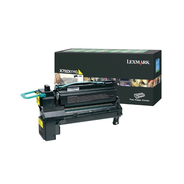 Genuine Lexmark X792X1YG Yellow Toner Cartridge High Yield